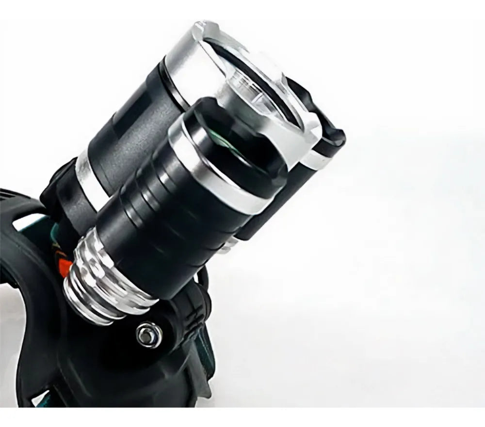 LuzMax™-Linterna Frontal 3 Faros LED
